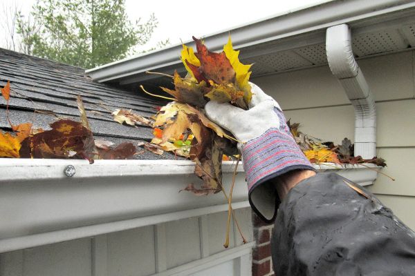 Blocked Gutter Cleaning in Meridian