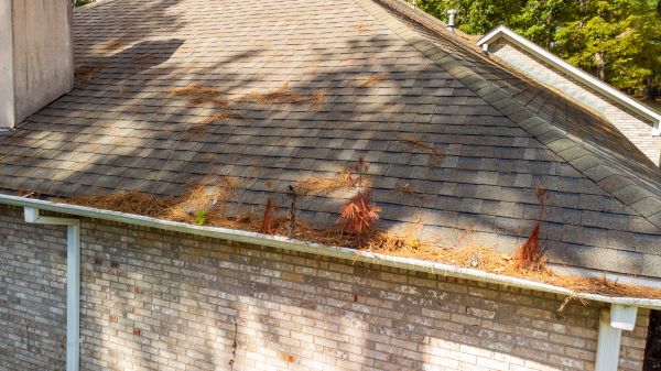 Gutter Pine Needle Removal in Meridian